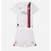 Camiseta AC Milan Davide Calabria #2 Segunda Equipación Replica 2023-24 para niños mangas cortas (+ Pantalones cortos)